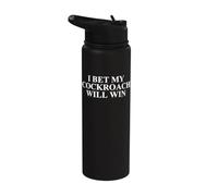 Ropa de carreras de cucarachas | Diseño divertido de grandes corredores Stainless Steel Insulated Water Bottle