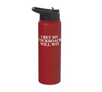 Ropa de carreras de cucarachas | Diseño divertido de grandes corredores Stainless Steel Insulated Water Bottle