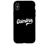 Ropa de Coimbra Typeset Carcasa para iPhone X/XS