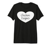Ropa de corazón de Dedo de Pollo | Diseño Divertido para Amantes de los Dedos Camiseta Premium
