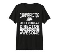 Ropa de Director de Campamento - Diseño Divertido de Grandes directores Camiseta Premium