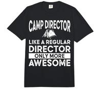 Ropa de Director de Campamento - Diseño Divertido de Grandes directores Comfort Colors Adult Heavyweight T-Shirt