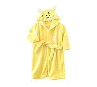 Ropa de Dormir de Franela para niños pequeños, Albornoces con Capucha de Animados, Pijamas para niños, niñas cálidas, de Noche para niños, Abrigo y Chaqueta para niñas Cremallera
