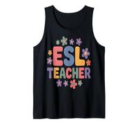 Ropa de educador de Segundo Idioma inglés Camiseta sin Mangas