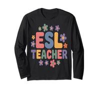 Ropa de educador de Segundo Idioma inglés Manga Larga