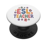 Ropa de educador de Segundo Idioma inglés PopSockets PopGrip Adhesivo