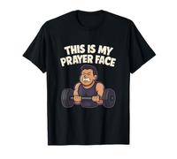 Ropa de Entrenamiento para Gimnasio This Is My Prayer Face Christian Camiseta