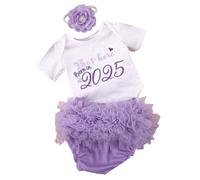 Ropa De Fotografía Para Bebé Estampado Letras Mono Cómodo Poliéster Vestido Sombreros Traje Fotográfico Recuerdo Memoria Regalo Fotografía Para Recién Nacidos