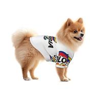Ropa de fútbol con estampado de Colombia para mascotas, camiseta de la Copa de Fútbol 2026, Día del partido, fanáticos del fútbol, camiseta de la bandera de Colombia para perros y gatos