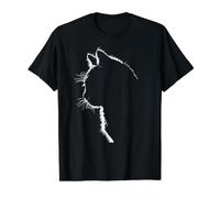 Ropa de Gato Mujeres con ilustración de Gato Camiseta gráfica económica