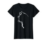 Ropa de Gato Mujeres con ilustración de Gato Camiseta gráfica económica
