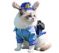 Ropa de Gato para Mascotas - Oficial con Motivo de Ropa para Perros - Ropa de Juegos de rol para Perros, para Halloween, Navidad, de Disfraces, Evento temático, fotografía, actuación