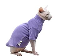 Ropa de gato sin pelo, cómoda y elástica suave Sphynx, ropa de gato Devon, ropa de gatito, ropa de gato para gatos pequeños y perros (XXL)