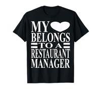 Ropa de gerente de restaurante | Gran diseño divertido de gerentes Camiseta