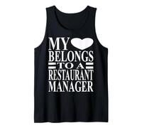 Ropa de gerente de restaurante | Gran diseño divertido de gerentes Camiseta sin Mangas