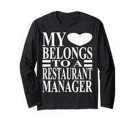 Ropa de gerente de restaurante | Gran diseño divertido de gerentes Manga Larga