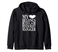 Ropa de gerente de restaurante | Gran diseño divertido de gerentes Sudadera con Capucha
