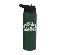 Ropa de gorila calva - Diseño divertido de los mejores rebotadores Stainless Steel Insulated Water Bottle