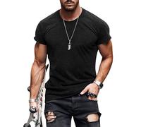 Ropa de Hombre, Ropa Técnica Camisetas Divertidas, Tecnicas Algodon Divertidas Trabajo Deporte Estampadas Playa Men's Cuello Redondo Trekking Manga Corta Camiseta Crossfit, XL