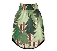 Ropa de invierno para perros, chaqueta cálida para perro, traje para perros resistente al viento con cinturón de seguridad, overol de cuatro patas con cremallera para mascotas en clima frío, bosque de