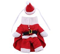 Ropa de invierno para perros pequeños, disfraz de Navidad, gorro de Papá Noel y uniforme, ropa de moda para gatos, perros, gatitos