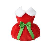 Ropa de invierno para perros pequeños, disfraz de Navidad, vestido de Papá Noel, uniforme de moda, vestidos de princesa para gatos, perros, gatitos