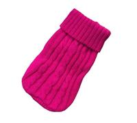 Ropa de invierno para perros, ropa de punto para mascotas para perros pequeños y medianos, chihuahua, cachorro, suéter para mascotas, suéter Yorkshire Pure Dog Ropa Perro (rosa, L (10) 2,5-4 kg