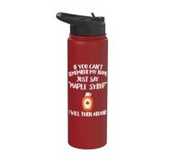 Ropa de jarabe de arce | Gran diseño divertido para amantes de los jarabes Stainless Steel Insulated Water Bottle
