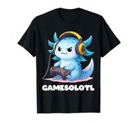 Ropa de juego para niños Anime Gamesolotl Axolotl para niños de 10 a 12 años Camiseta