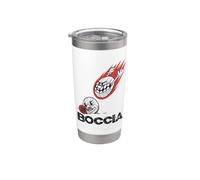 Ropa de jugador de petanca con bocas Boccia Vaso térmico de acero inoxidable de doble pared
