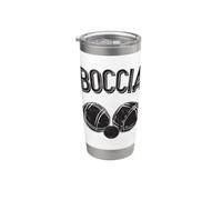 Ropa de jugador de petanca con bocas Boccia Vaso térmico de acero inoxidable de doble pared