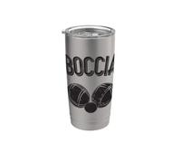 Ropa de jugador de petanca con bocas Boccia Vaso térmico de acero inoxidable de doble pared