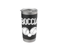 Ropa de jugador de petanca con bocas Boccia Vaso térmico de acero inoxidable de doble pared
