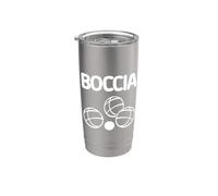 Ropa de jugador de petanca con bocas Boccia Vaso térmico de acero inoxidable de doble pared
