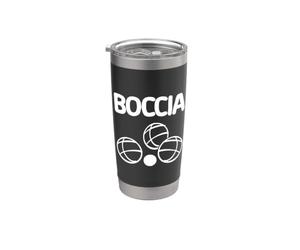 Ropa de jugador de petanca con bocas Boccia Vaso térmico de acero inoxidable de doble pared