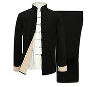 Ropa de Kung Fu de manga larga de lino y algodón tradicional chino para hombre, uniforme de Tai Chi, ropa de Wing Chun para hombre, traje Tang, chaqueta Hanfu, camisa, abrigo, traje de artes marciales