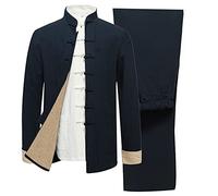 Ropa de Kung Fu de manga larga de lino y algodón tradicional chino para hombre, uniforme de Tai Chi, ropa de Wing Chun para hombre, traje Tang, chaqueta Hanfu, camisa, abrigo, traje de artes marciales