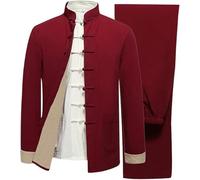 Ropa De Kung Fu De Manga Larga De Lino Y Algodón Tradicional Chino para Hombre, Uniforme De Tai Chi, Ropa De Wing Chun para Hombre, Traje Tang, Camisa, Abrigo, Traje De Artes Marciales C,190