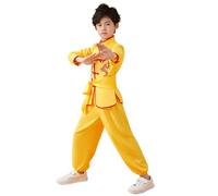 Ropa de Kung Fu para niños, Uniforme Tradicional de Tai Chi para niños y niñas, Traje de Tanga de Manga Larga de Artes Marciales Chinas Wing Chun