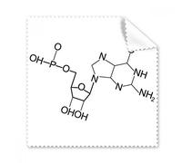 Ropa de limpieza para gafas con ilustración de estructura molecular química, 5 piezas