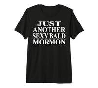 Ropa de los mormones calvos | Lindo diseño Divertido de mormones Camiseta Premium