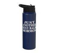 Ropa de los mormones calvos | Lindo diseño divertido de mormones Stainless Steel Insulated Water Bottle