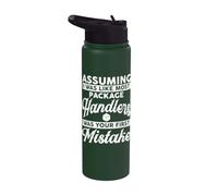 Ropa de manejador de paquetes: gran diseño divertido de manipuladores Stainless Steel Insulated Water Bottle