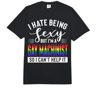 Ropa de maquinista Gay - Diseño Divertido y Lindo de maquinistas Comfort Colors Adult Heavyweight T-Shirt