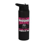 Ropa de masajista | Amazing Therapists Design Stainless Steel Insulated Water Bottle