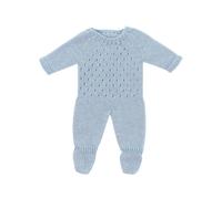Ropa de miniland para muecas 15 '' Pajama tejido color azul - Eco Made in Espaa Calidad de calidad Play Educational