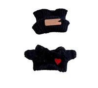 Ropa de muñeca de ganchillo a mano para figuras de tela de 17 cm, accesorios de moda de alta calidad, adecuado como regalo de cumpleaños, accesorio de juguete creativo para decoración de juegos de rol