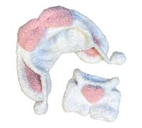 Ropa de muñeca para muñecas Labubu de 17 cm, ropa Labubu, mono de muñeca Labubu con sombrero, juego de ropa para muñecas, fácil de llevar, ajuste perfecto, traje de cambio rápido (B)