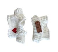 Ropa de muñecas de moda para modelos de 15 a 17 cm con bonito sombrero de punto y suéter de corazón, grandes fiestas, disfraces de punto, accesorios de fotografía, atuendo único