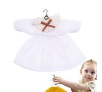Ropa De Muñecas De Moda,Vestidos De Muñecas De Animación | Trajes en Miniatura para Peluches Pequeños, Conjuntos de Vestir y Accesorios para Casitas